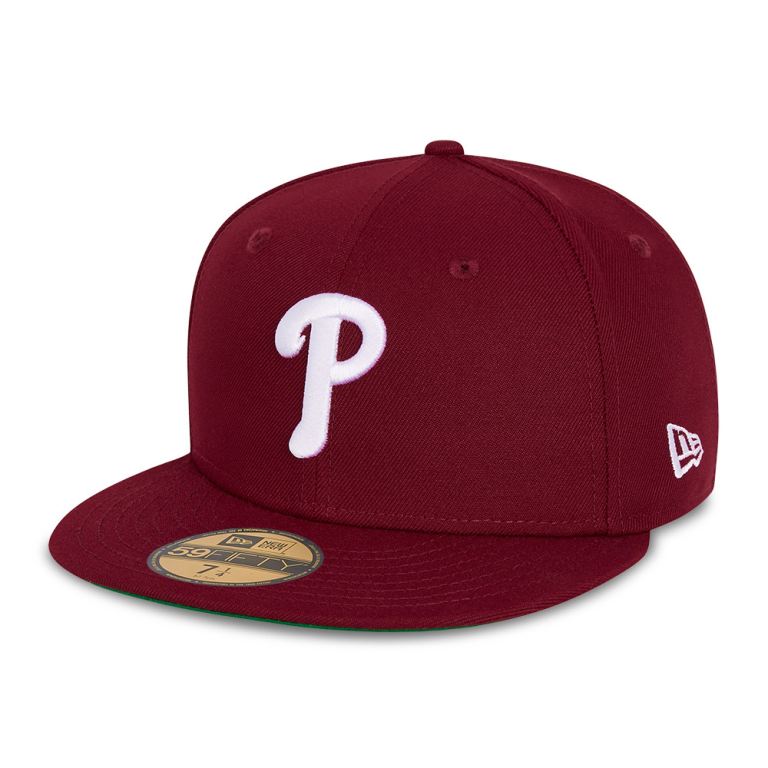 Gorras New Era 59fifty Rojos - Philadelphia Phillies Retro Sports Maroon 06927VMCI